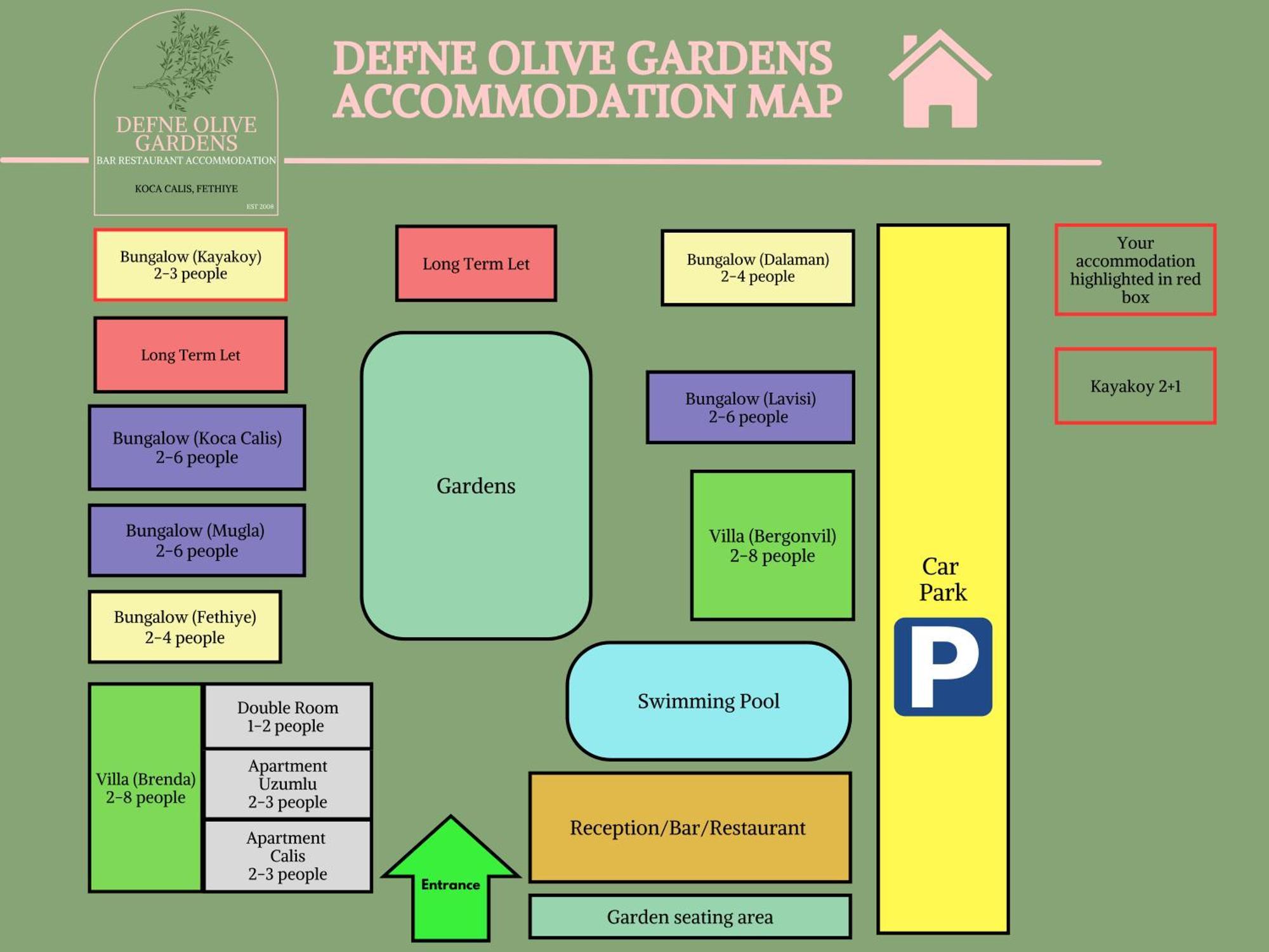 Defne Olive Gardens, Koca Calis, Fethiye - Previously Defne Pansiyon Phòng bức ảnh
