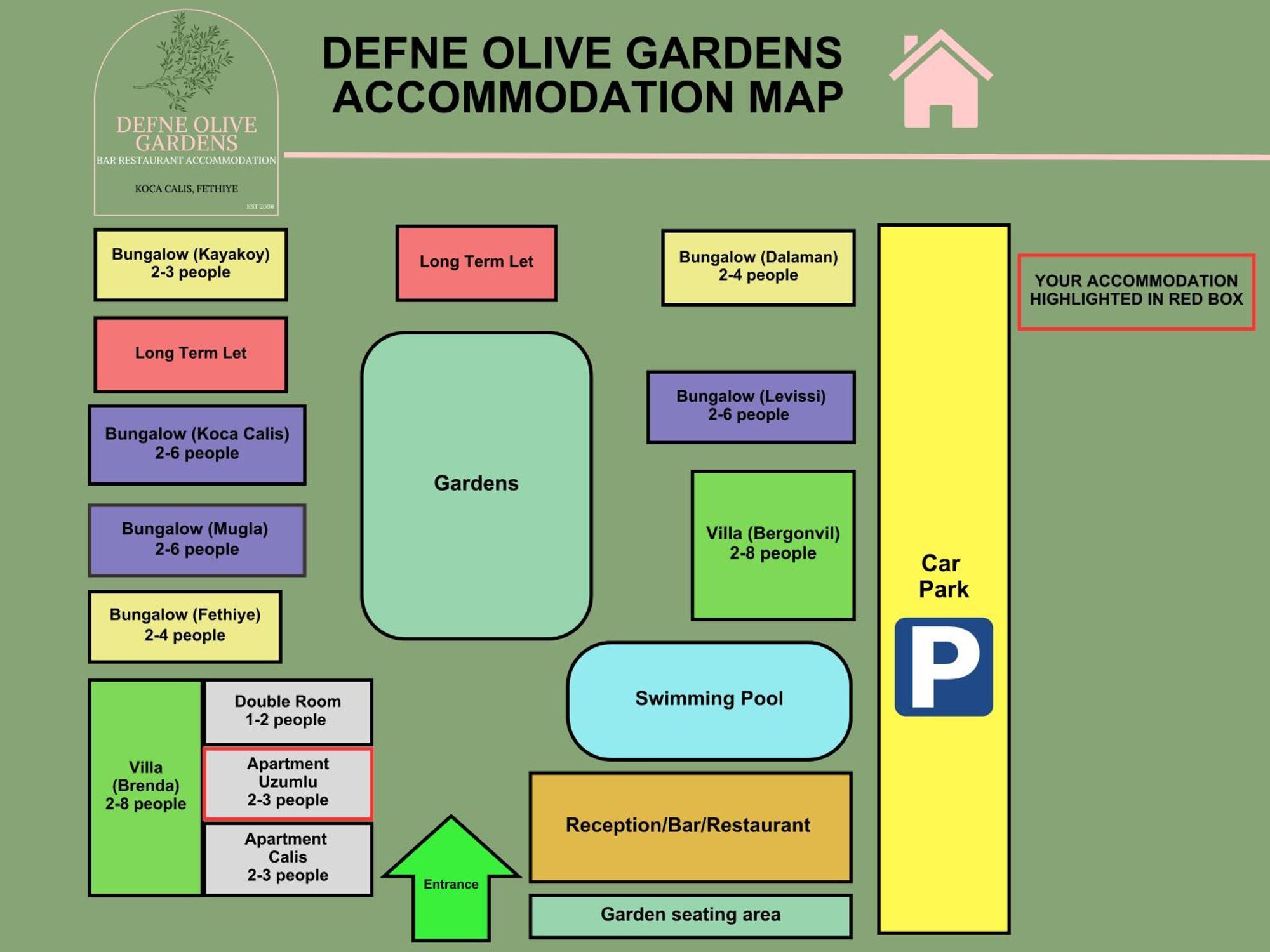 Defne Olive Gardens, Koca Calis, Fethiye - Previously Defne Pansiyon Phòng bức ảnh